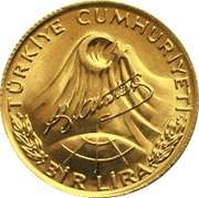1 Lira Atatürk obverse image