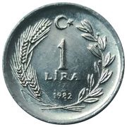 1 Lira reverse image