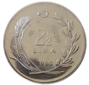 2½ Lira FAO reverse image
