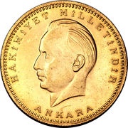 500 Kuruş Gold Bullion Coinage reverse image