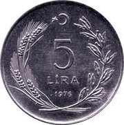 5 Lira FAO reverse image