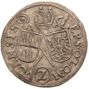 2 Kreuzers - Franz von Dietrichstein, Bohemia, 1613-1636 reverse image