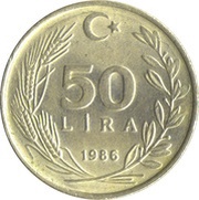 50 Lira reverse image
