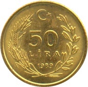50 Lira reverse image