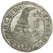 3 Kreuzers - Leopold Wilhelm von Österreich Kremsier obverse image