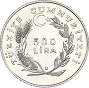 500 Lira FAO World Fisheries Conference obverse image