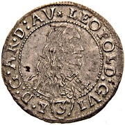 3 Kreuzers - Leopold Wilhelm von Österreich Wischau obverse image