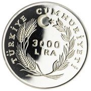 3000 Lira Scouts obverse image