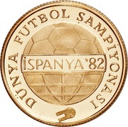 5000 Lira World Cup reverse image