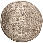 3 Kreuzers - Charles II of Liechtenstein-Kastelkorn, Bohemia, 1693 reverse image