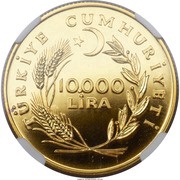 10 000 Lira IYC obverse image