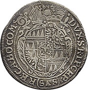 3 Kreuzers - Charles II of Liechtenstein-Kastelkorn, Bohemia, 1695 reverse image