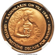 50 000 Lira U.N. Decade for Woman obverse image
