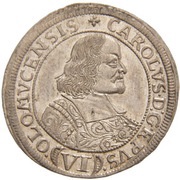 6 Kreuzers - Charles II of Liechtenstein-Kastelkorn obverse image