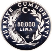 50 000 Lira Constitution obverse image
