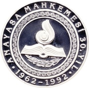 50 000 Lira Constitution, Turkey, 1992 reverse image