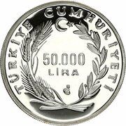 50 000 Lira Red Crescent obverse image