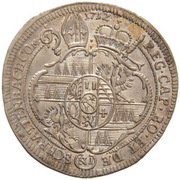 6 Kreuzers - Wolfgang von Schrattenbach, Bohemia, 1712-1716 reverse image