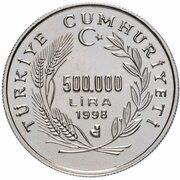 500 000 Lira Lira to Euro Transition obverse image