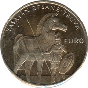 500 000 Lira Trojan Horse, Turkey, 1999 reverse image