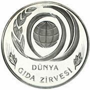 750 000 Lira FAO, Turkey, 1996 reverse image
