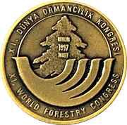 750 000 Lira 11th World Forestry Congress reverse image