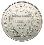 1 000 000 Lira Elwesii Flowers obverse image