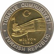 1 000 000 Lira Istanbul Mint obverse image