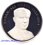 2 500 000 Lira Hasan Ali Yucel, Turkey, 1998 reverse image