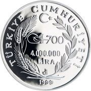 4 000 000 Lira Osman Gazi obverse image