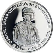 4 000 000 Lira Osman Gazi, Turkey, 1999 reverse image