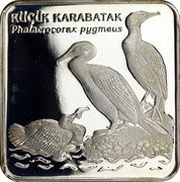 7 500 000 Lira Pygmy cormorant, Turkey, 2001 reverse image