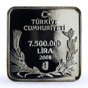 7 500 000 Lira Eurasian griffon vulture obverse image