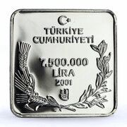 7 500 000 Lira Bearded vulture obverse image
