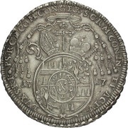 ½ Thaler - Wolfgang von Schrattenbach, Bohemia, 1717-1725 reverse image