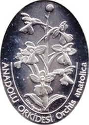 7 500 000 Lira Orchis anatolica, Turkey, 2002 reverse image