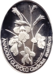 7 500 000 Lira Gladiolus anatolicus, Turkey, 2002 reverse image