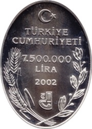 7 500 000 Lira Linum anatolicum obverse image