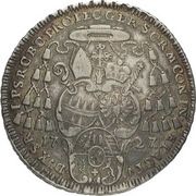½ Thaler - Wolfgang von Schrattenbach, Bohemia, 1727-1737 reverse image