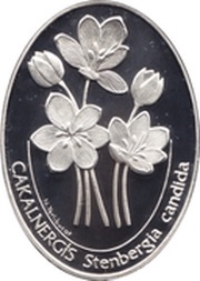 7 500 000 Lira Stenbergia candida, Turkey, 2002 reverse image