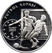 10 000 000 Lira European Football Championship; Mule, Turkey, 2001 reverse image