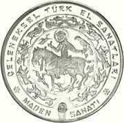 15 000 000 Lira Metal Art, Turkey, 2003 reverse image
