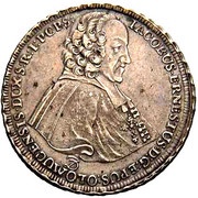 ½ Thaler - Jakob Ernst von Liechtenstein-Kastelkorn obverse image