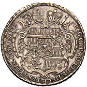 ½ Thaler - Jakob Ernst von Liechtenstein-Kastelkorn, Bohemia, 1739-1742 reverse image