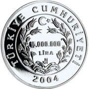 15 000 000 Lira Leyla Gencer obverse image
