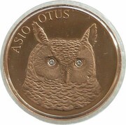 50 000 000 Lira Owl, Turkey, 2000 reverse image