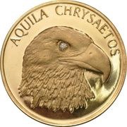 50 000 000 Lira Golden eagle, Turkey, 2001 reverse image