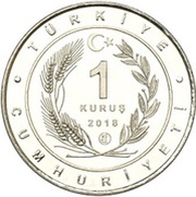 1 Kuruş Bearded Vulture obverse image