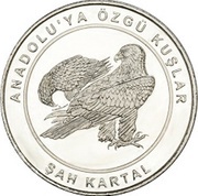 1 Kuruş Eastern Imperial Eagle, Turkey, 2018 reverse image