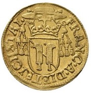 ½ Ducat - Franz von Dietrichstein, Bohemia, 1636 reverse image